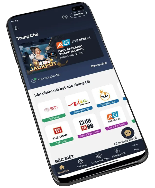 Giao diện thân thiện app b123b